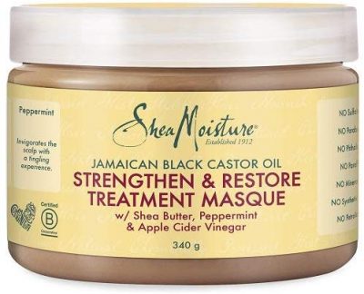 Mascarilla Shea Moisture de Aceite de Ricino Jamaicano